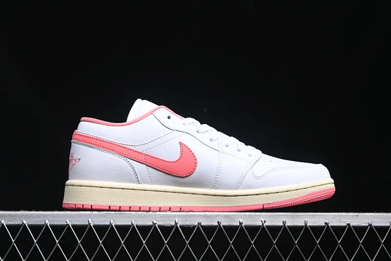 All categories Air Jordan Jordan series basketball shoes Air Jordan 1 Low Air Jordan 1 Low AJ1 Joe 1 white and pink low-top cultural and casual sneakers DC0774-109